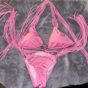 Victoria’s Secret macrame swimsuit